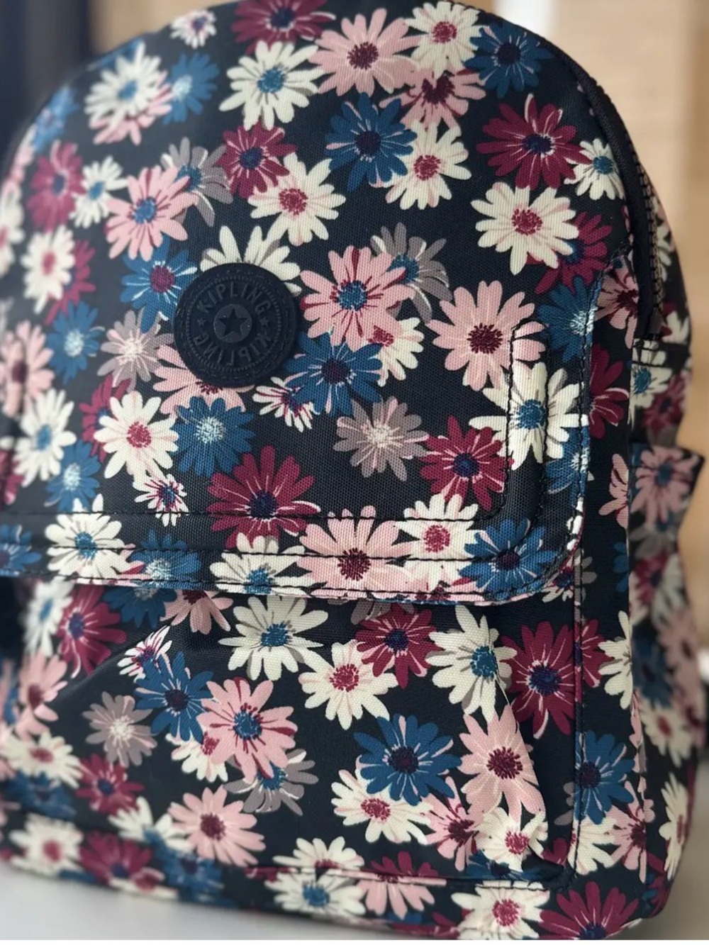 Kipling Floral Matta Up Women's Backpack